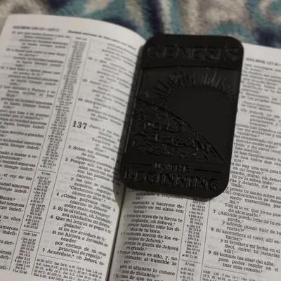 Bookmark Genesis (In 3D Print)