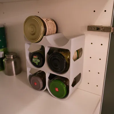 Kệ để hũ/chai tuỳ chỉnh (Customizable Jar/Bottle Rack)