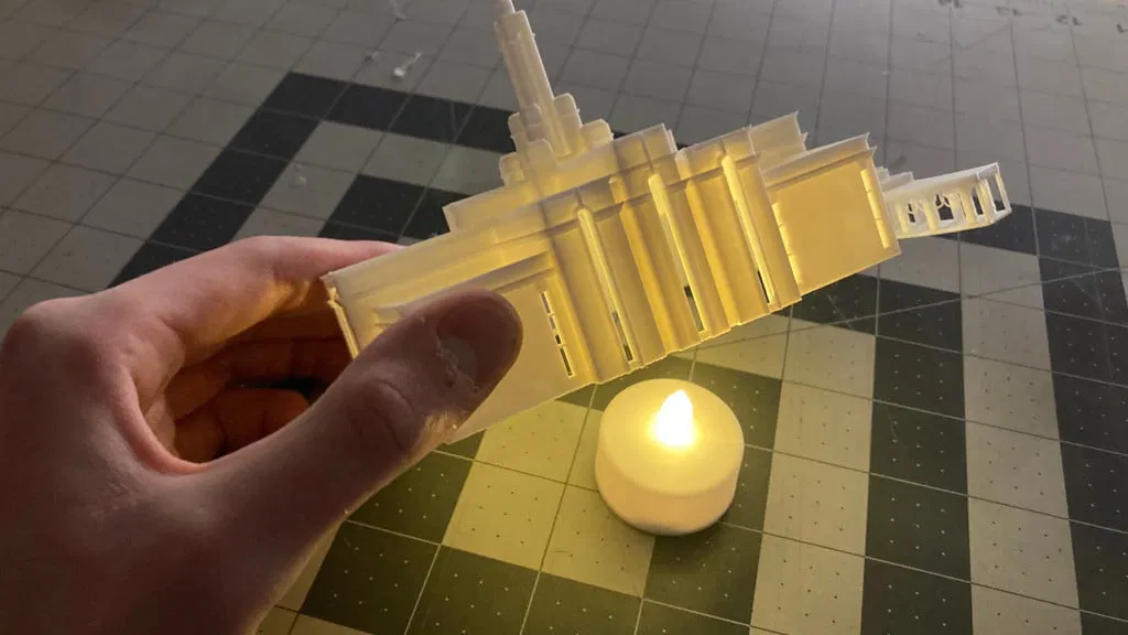 Đèn tea light Đền Mount Timpanogos - Image 2