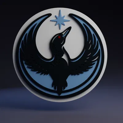 Rebel Loon (logo chim loon x Rebel Alliance)