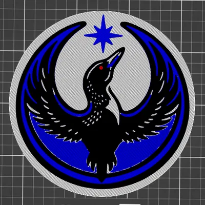 Rebel Loon (logo chim loon x Rebel Alliance)