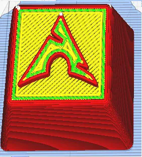 Keycap cơ 1U Arch OS (Linux distro) cho bàn phím cơ - Image 1