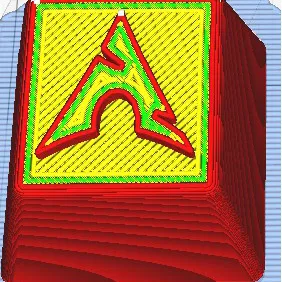 Keycap cơ 1U Arch OS (Linux distro) cho bàn phím cơ