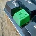 Keycap cơ 1U Mechanical Keyboard chủ đề Ubuntu (Linux distro) - Thumbnail 1