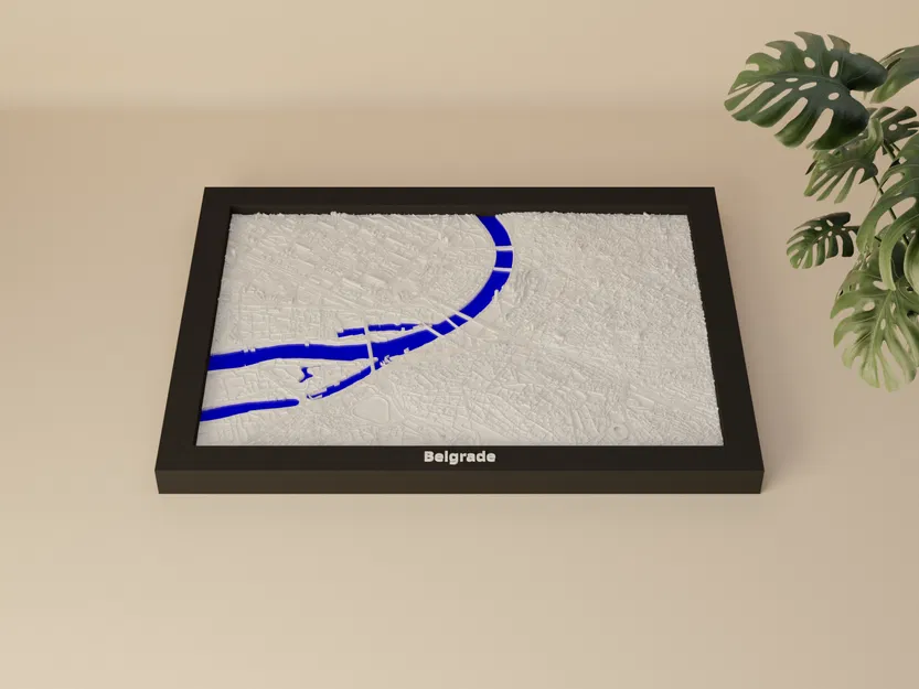 Belgrade, Serbia - Mô hình thu nhỏ 3D - Image 1