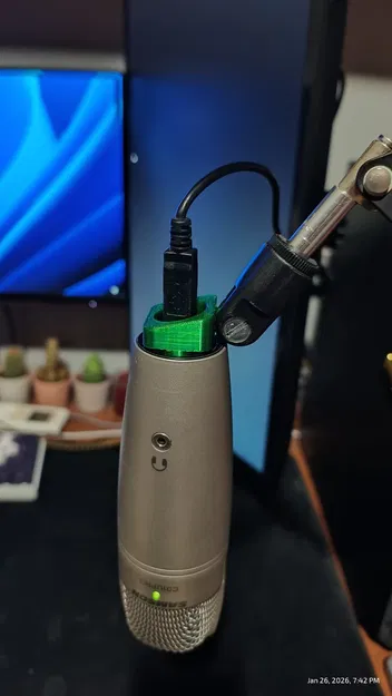 Ngàm gắn arm cho Samson C01UPRO (Samson C01UPRO Arm Mount) - Image 1