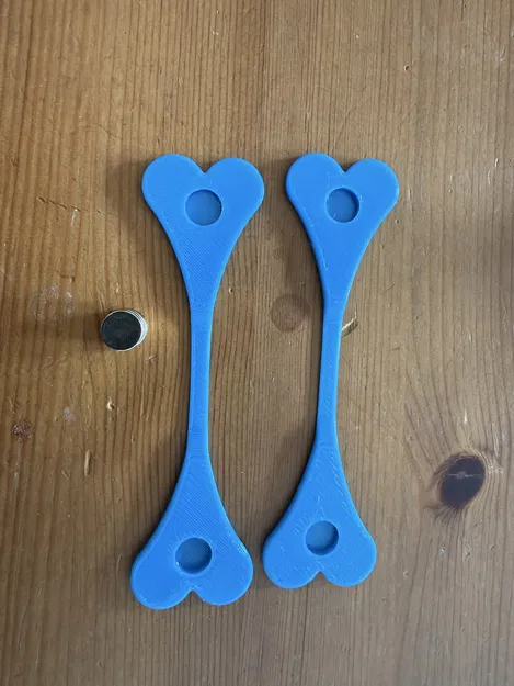 HeartSnaps: Kẹp nam châm fidget & kẹp tiện ích “Kissing” hình tim - Image 10