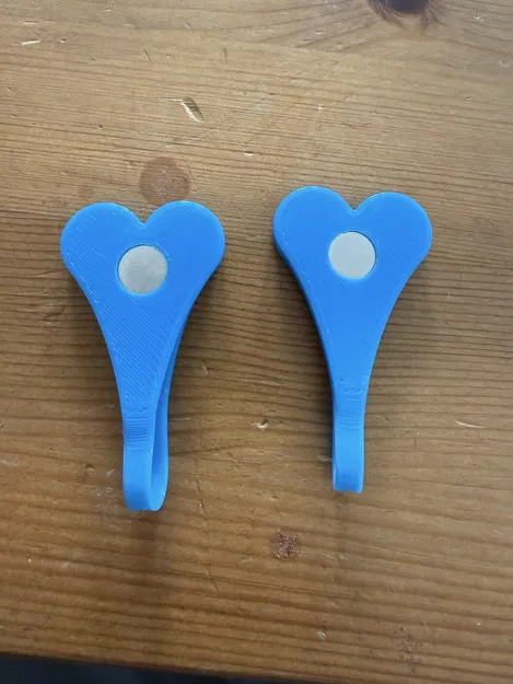 HeartSnaps: Kẹp nam châm fidget & kẹp tiện ích “Kissing” hình tim - Image 11