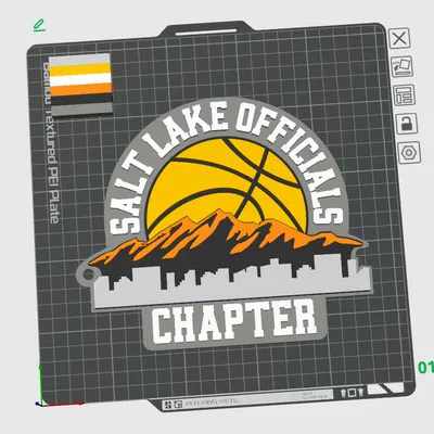 Móc khóa Salt Lake (Keyring Salt Lake)