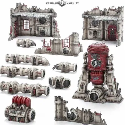 Bộ sưu tập terrain/chướng ngại/phụ kiện Warhammer 40K