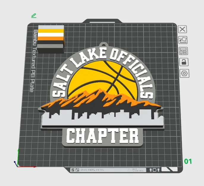 Móc khóa Salt Lake (Keyring Salt Lake) - Image 2