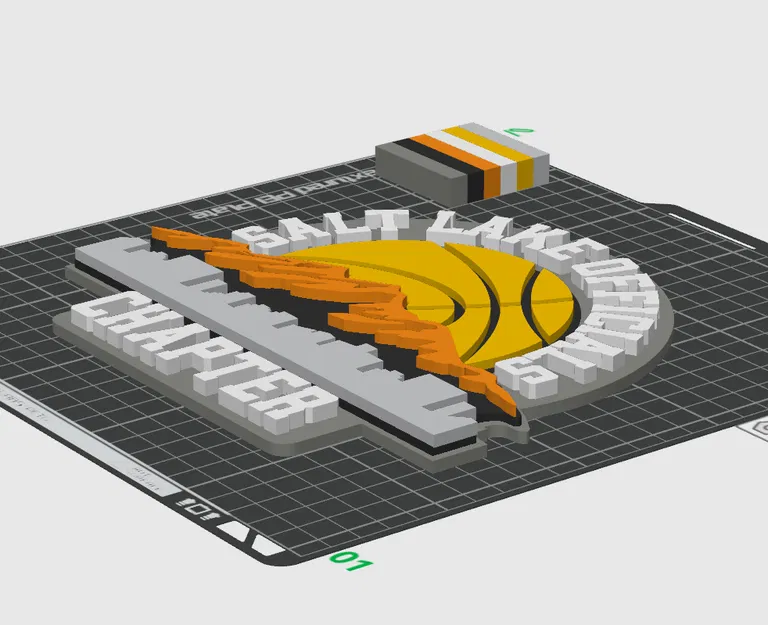 Móc khóa Salt Lake (Keyring Salt Lake) - Image 3