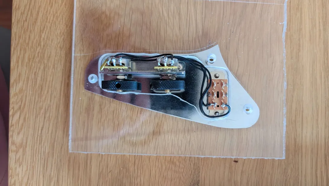 Template phay hốc điều khiển (Control Cavity) Fender Jazzmaster - Image 3
