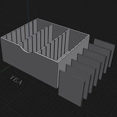 Hộp lưu trữ trà dạng modular