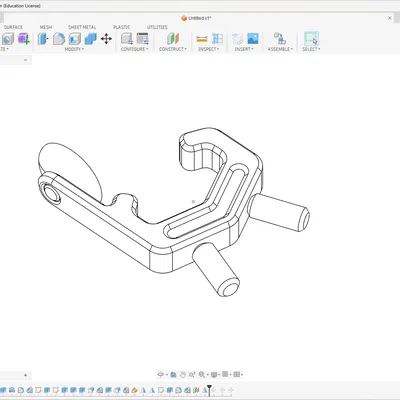 Khóa bánh xe (Parking boot) tỉ lệ 1:64