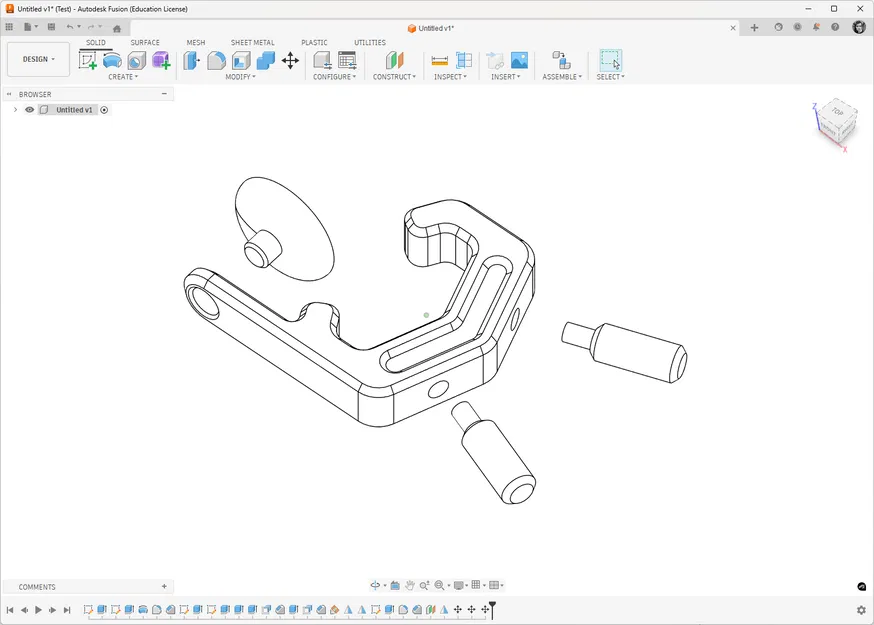 Khóa bánh xe (Parking boot) tỉ lệ 1:64 - Image 3