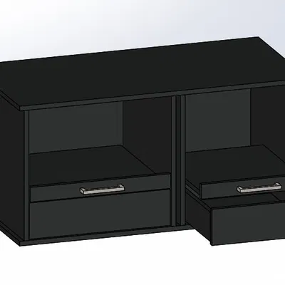 Tủ ngăn kéo cho máy in 3D (Chest of drawers for 3D printer)