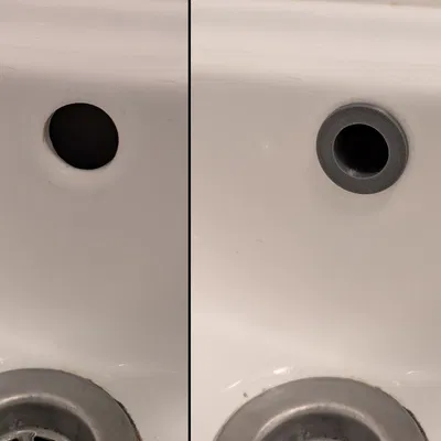 Nắp che lỗ tràn bồn rửa (Sink overflow hole cover)