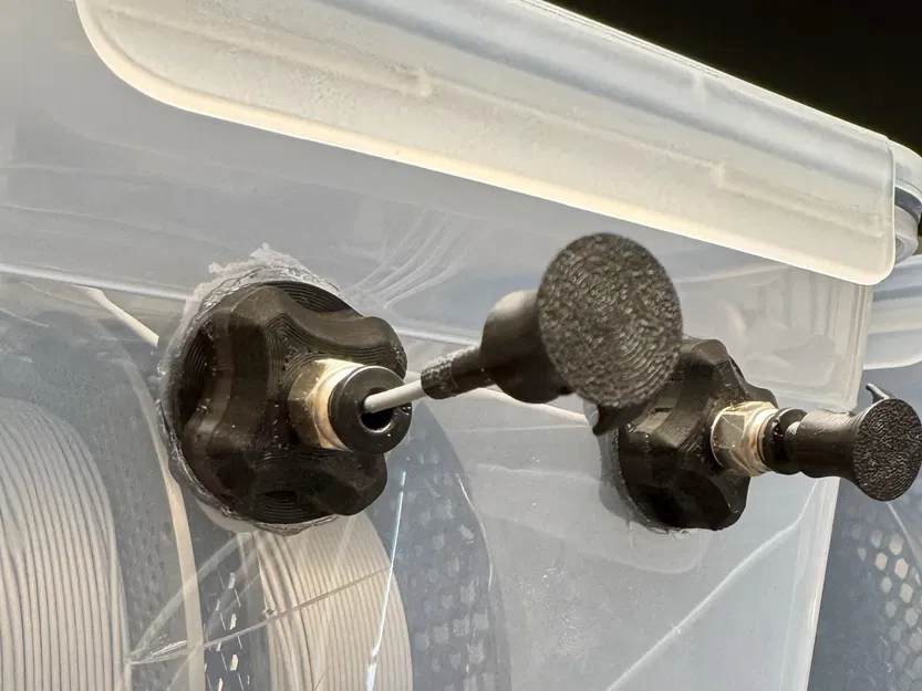 Nút bịt kín PTFE PC4 kèm giữ filament (airtight Plug with filament capture) - Image 1