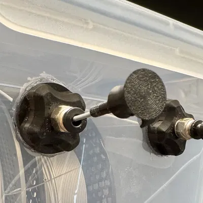 Nút bịt kín PTFE PC4 kèm giữ filament (airtight Plug with filament capture)