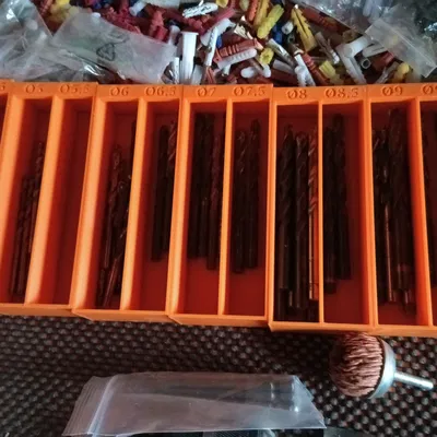 Organiseur Servante 1 - Khay đựng mũi khoan 155x60x40mm