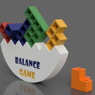 Trò Chơi Cân Bằng In 3D (3D Printed Balance Game)