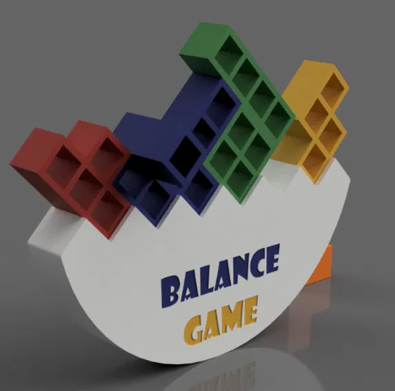 Trò Chơi Cân Bằng In 3D (3D Printed Balance Game) - Image 2