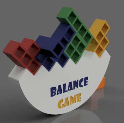 Trò Chơi Cân Bằng In 3D (3D Printed Balance Game)