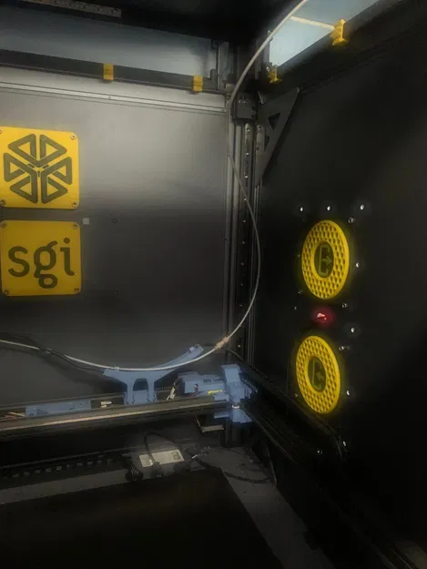 Nắp che quạt 120mm có chỉ báo hướng luồng gió - Image 1