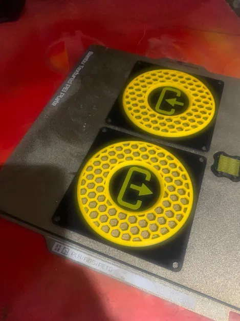 Nắp che quạt 120mm có chỉ báo hướng luồng gió - Image 3