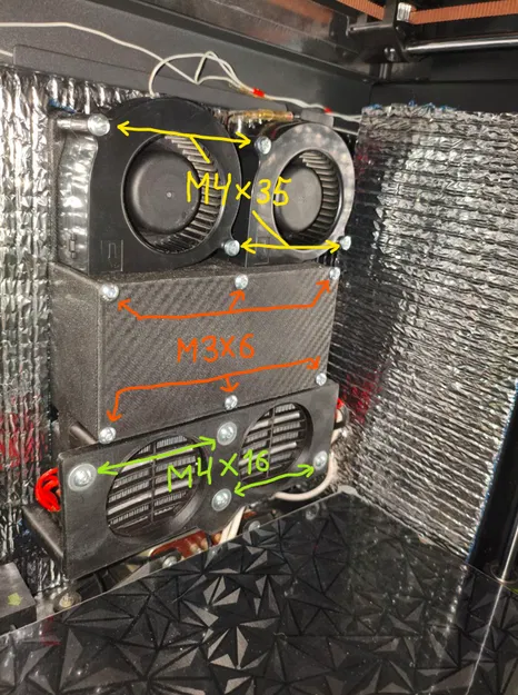 Miếng sưởi cho Flashforge Adventurer 5M (AD5M), quạt 7530 - Image 4