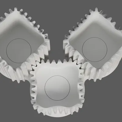 Ống cắm bút “Bánh răng không tròn” / Desk Organizer dạng module