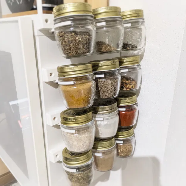 Kệ gia vị mini cải tiến cho hũ Bormioli 8 ml và 4 ml - Image 1