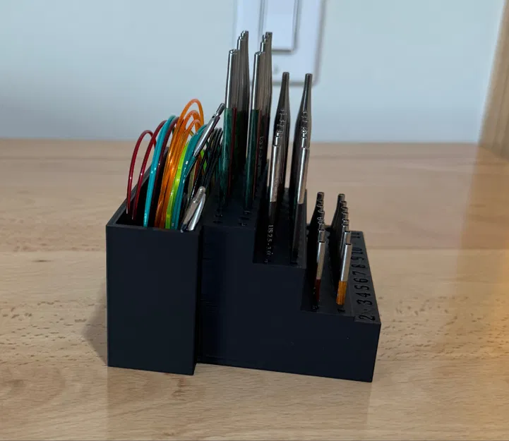 Khối đựng kim đan interchangeable (Interchangeable Knitting Needle Block) - Image 2
