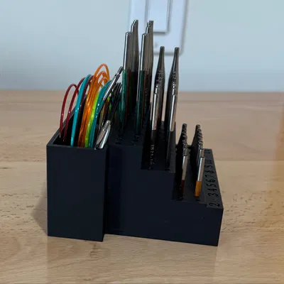 Khối đựng kim đan interchangeable (Interchangeable Knitting Needle Block)