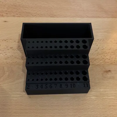 Khối đựng kim đan interchangeable (Interchangeable Knitting Needle Block)