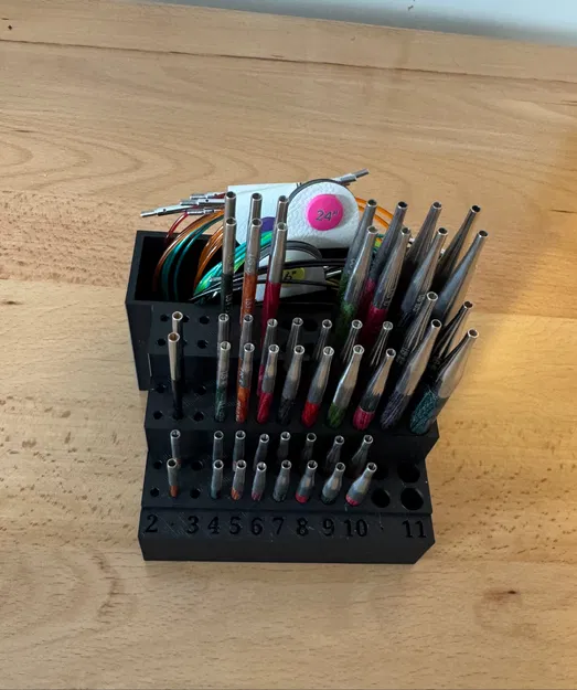 Khối đựng kim đan interchangeable (Interchangeable Knitting Needle Block) - Image 8