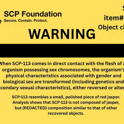 SCP-113 – Vật thể đổi giới (Gender Switcher)