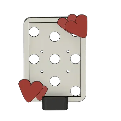 Khung ảnh Valentine có chân đế