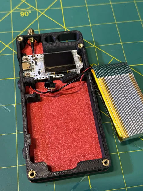 Heltec V3 với pin 3000mAh (case dài hơn để vừa pin) - Image 1