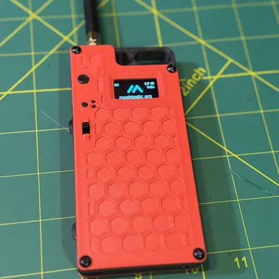 Heltec V3 với pin 3000mAh (case dài hơn để vừa pin)