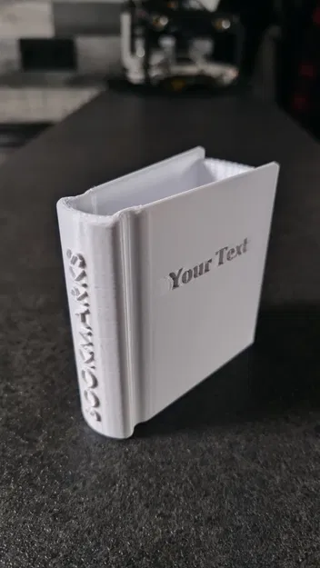 Giá giữ bookmark kiểu sách – tùy biến (Bookmark holder customizable) - Image 1