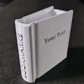 Giá giữ bookmark kiểu sách – tùy biến (Bookmark holder customizable) - Thumbnail 1