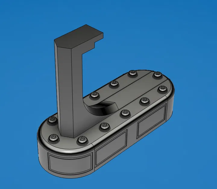 Móc Treo Trưng Bày Gắn Tường (Wall Mounted Display Hook) - Image 1