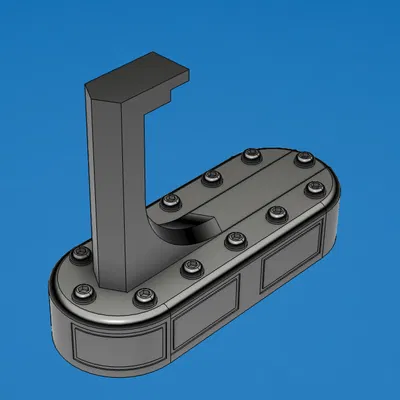 Móc Treo Trưng Bày Gắn Tường (Wall Mounted Display Hook)