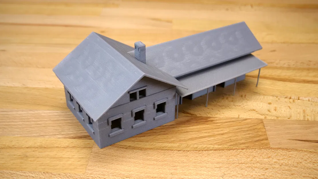 Nhà ga tàu hỏa cho mô hình đường sắt tỉ lệ H0 - Image 1