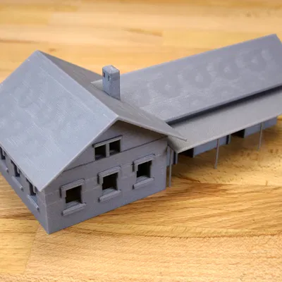 Nhà ga tàu hỏa cho mô hình đường sắt tỉ lệ H0