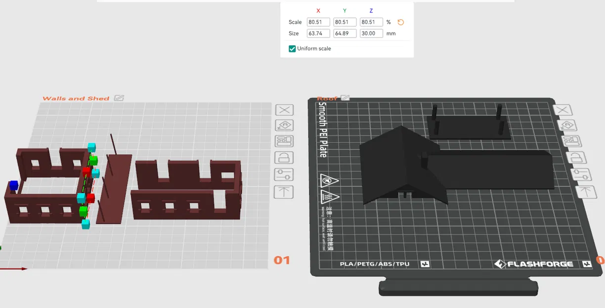 Nhà ga xe lửa kèm sân ga (Train Station with Platform) - Image 1
