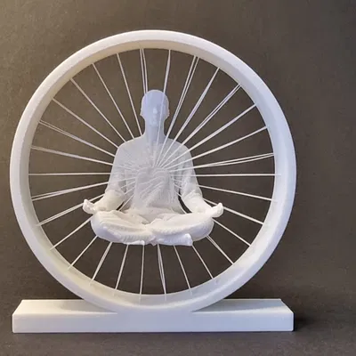 Thiền Lơ Lửng – Tượng String Art