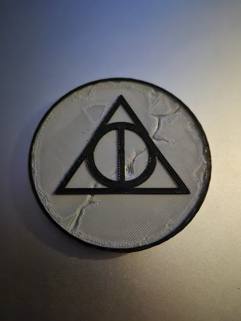 Đế lót ly Harry Potter – Deathly Hallows - Image 1